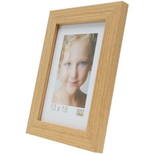 wooden frame S46BH oak 13x18 cm