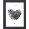 wooden frame S53G black Paint-Look 10x15 cm