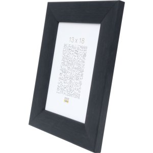 wooden frame S53G black Paint-Look 24x30 cm