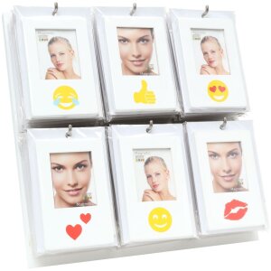 Mini frame with emoticon 3.5x4.5 cm with magnetic