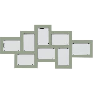 Deknudt S65SW gallery frame 8 photos 10x15 cm mossy green