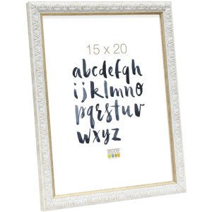 Ornament picture frame S95L 10x15 cm white