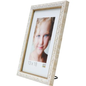 Ornament picture frame S95L 13x13 cm white