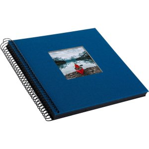 Goldbuch Spiral album Bella Vista blue / black 20x20 cm 40 black sides