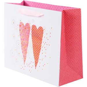 Gift bag 2 Hearts 27x10x33 cm