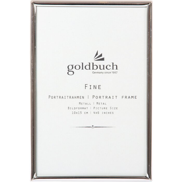 Metal frame Fine 10x15 cm silver