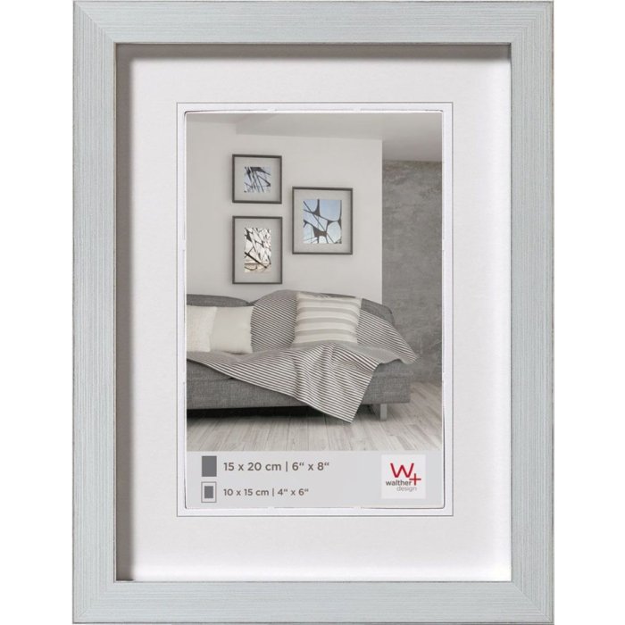 picture frame Construction 10x15 cm silver