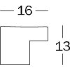 picture frame Construction 13x18 cm steel