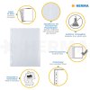 HERMA photo mounting board A4 white 230x297 with protection sheet 25 s