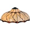 Tiffany lamp shade 51x21 cm - beige/brown