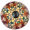 Tiffany table lamp Ø 46x64 cm colourful/red