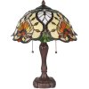 Tiffany table lamp Ø 40x50 cm colourful/green