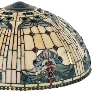 Tiffany lamp shade Ø 50 cm colourful/blue