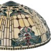 Tiffany lamp shade Ø 50 cm colourful/blue