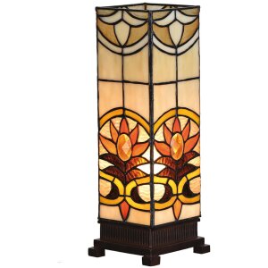 Clayre & Eef Tiffany table lamp 12x35 cm - 5LL-5779