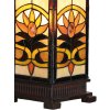 Tiffany table lamp 18x45 cm colourful/brown