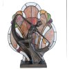 Tiffany table lamp 35x15x44 cm colourful/brown