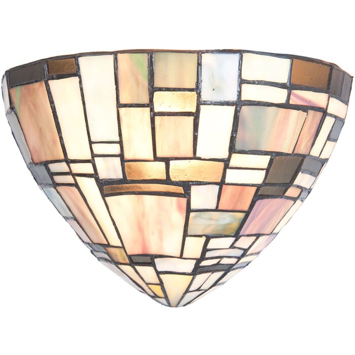 TIFFANY wall lamp colourful - 5LL-5844 Clayre Eef