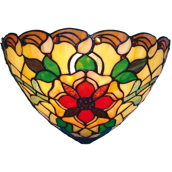 TIFFANY wall lamp colourful - 5LL-8841 Clayre Eef