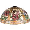 Tiffany lamp shade Ø 50x30 cm colourful/orange