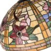 Tiffany lamp shade Ø 50x30 cm colourful/orange