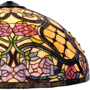 Tiffany lamp shade Ø 50 cm colourful/violett