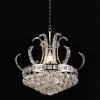 Chandelier Ø 50 cm in silver-transparent - 5LL-CR34 Clayre Eef