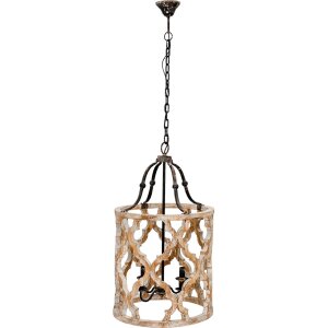 hanging lamp 48x85 cm shabby beige