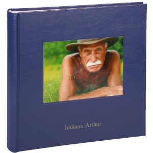 Photo album KOLARA dark blue with your picture + text