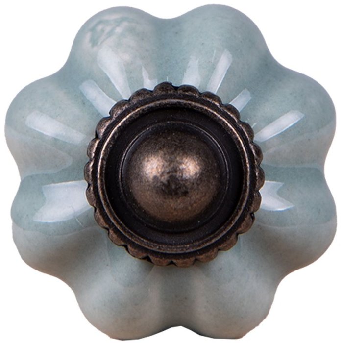 63500 - furniture knob Ø 3 cm in blue