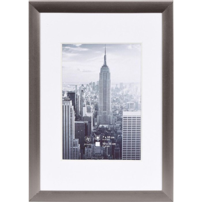 Manhattan alu frame 10x15 cm steel