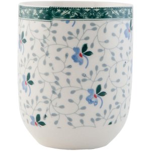 Clayre & Eef mug white/green - 6CEMU0046