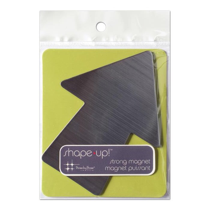 Arrow deco magnet from the SHAPE UP Series 10x10 cm