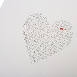 Goldbuch Wedding album Love 29,5x31 cm 60 white sides