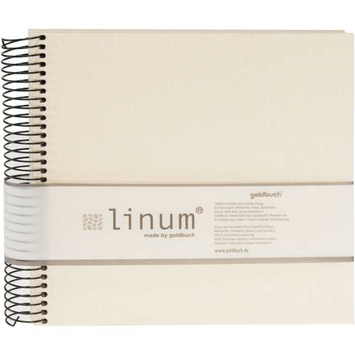 Goldbuch LINUM notebook in beige