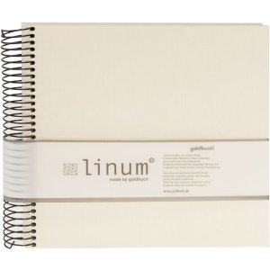 Goldbuch LINUM notebook in beige