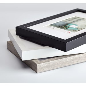 wooden frame Stockholm black 10x15 cm