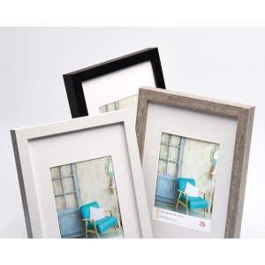 wooden frame Stockholm black 10x15 cm