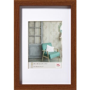 wooden frame Stockholm walnut 10x15 cm