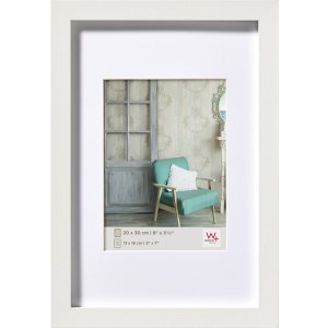 wooden frame Stockholm white 10x15 cm