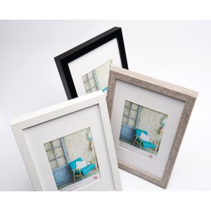 wooden frame Stockholm white 10x15 cm