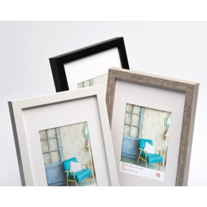 wooden frame Stockholm black 30x30 cm