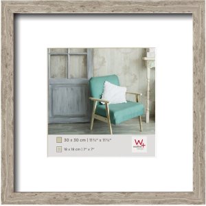 wooden frame Stockholm gray 30x30 cm