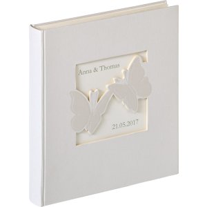 Walther Wedding album Farfalla 28x30,5 cm 50 white sides