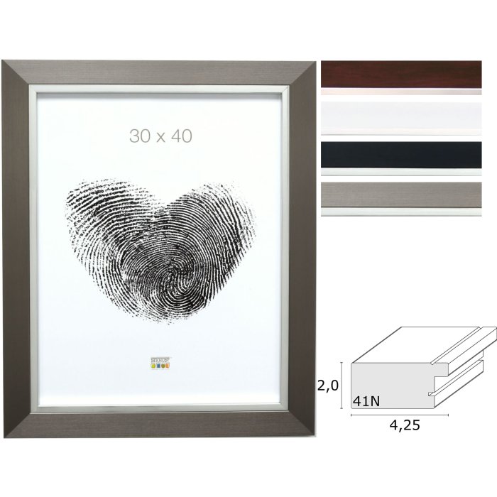 Plastic frame S41N Deknudt 10x15 cm - 60x80 cm