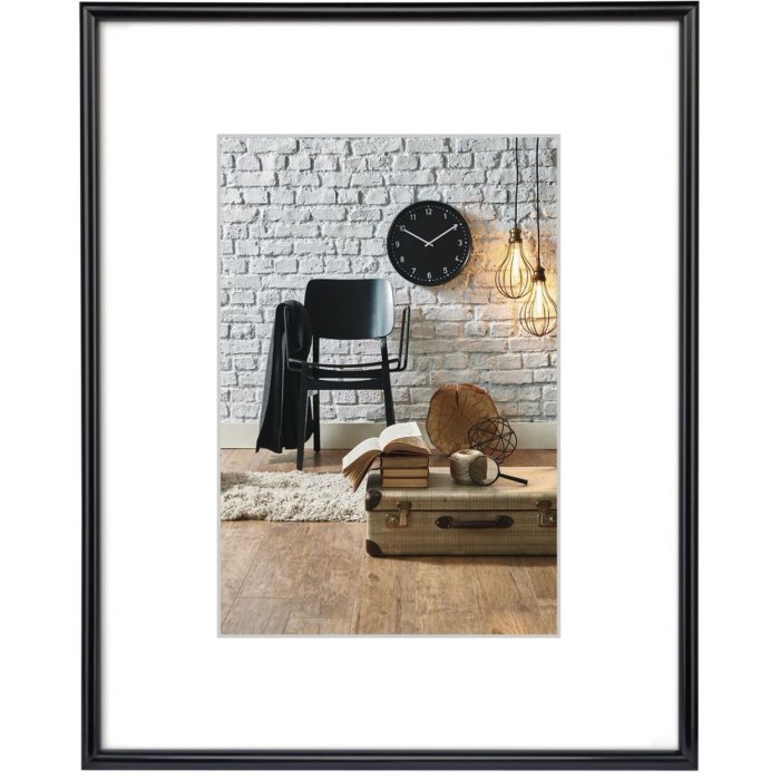 Sevilla Plastic Frame, black, 70 x 100 cm