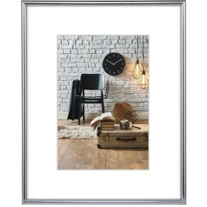 Sevilla Décor Plastic Frame, silver matt, 62 x 93 cm