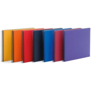 Colourful spiral bound photo album Aktion