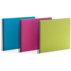 Colourful spiral bound photo album Aktion