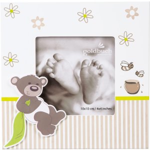 Goldbuch Baby frame honey bear 10x10 cm